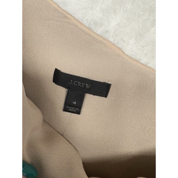 J. Crew One Shoulder Blouse Black Eyelet Nude Lined Top Women’s 4 NWT - Picture 7 of 14